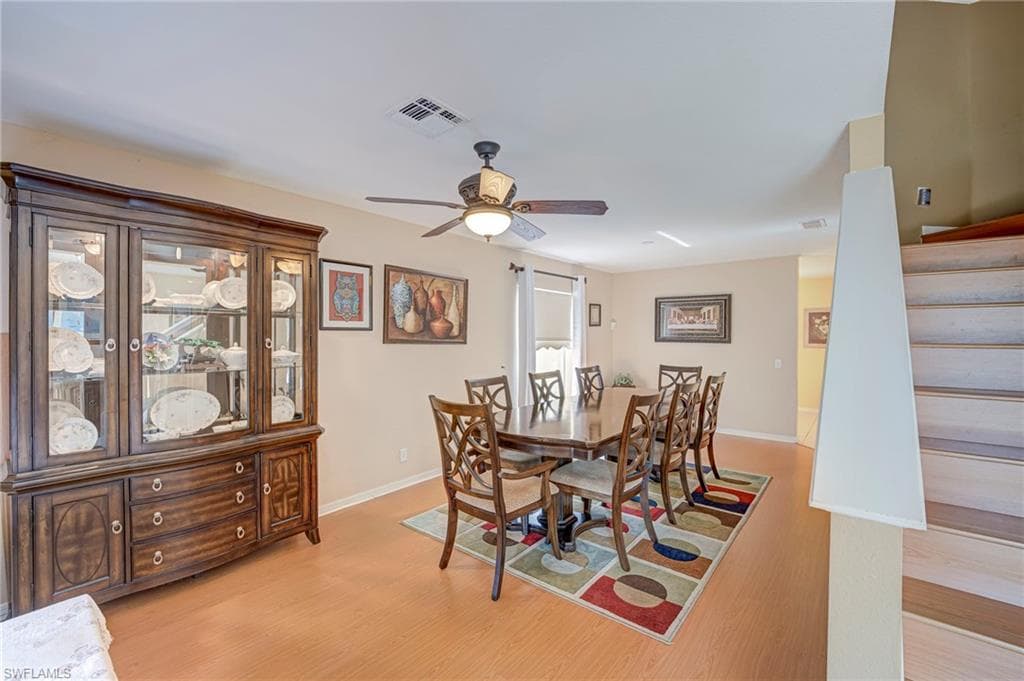 Formal living and dining room.