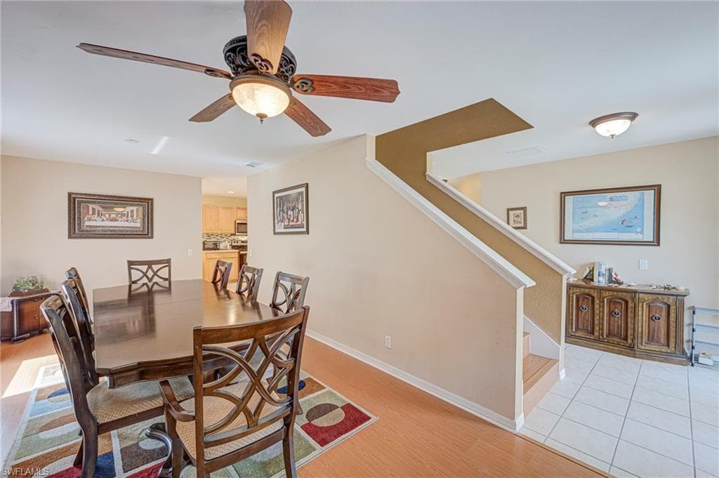 This space can be used as formal dining or living or a mix of both!