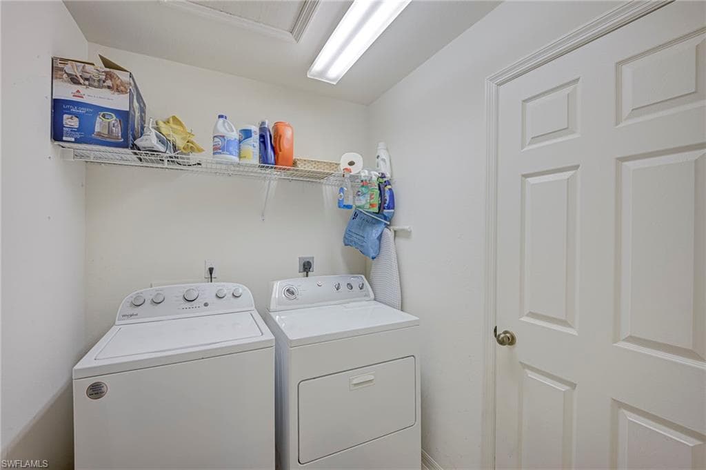 Upstairs laundry