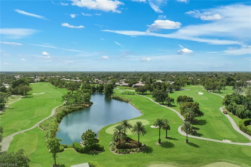 Aerial views of the golf course.