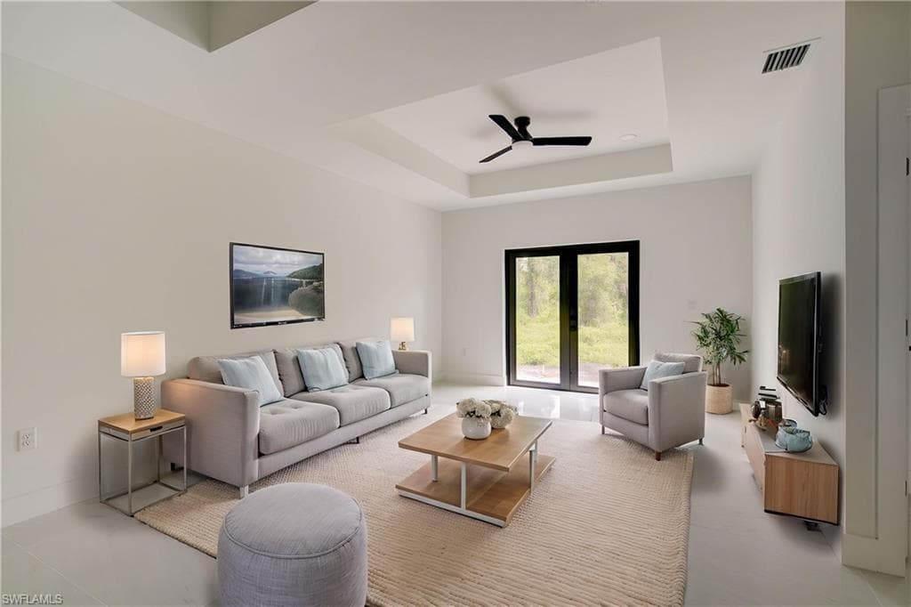 Unit B - Living Room Area