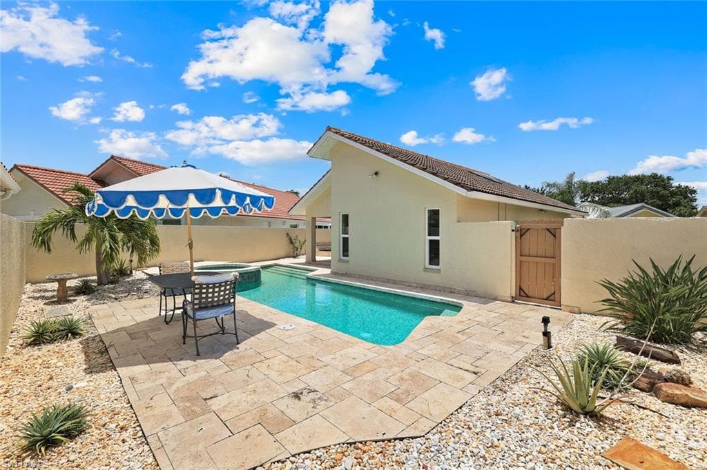 Fabulous lot with private side yard.