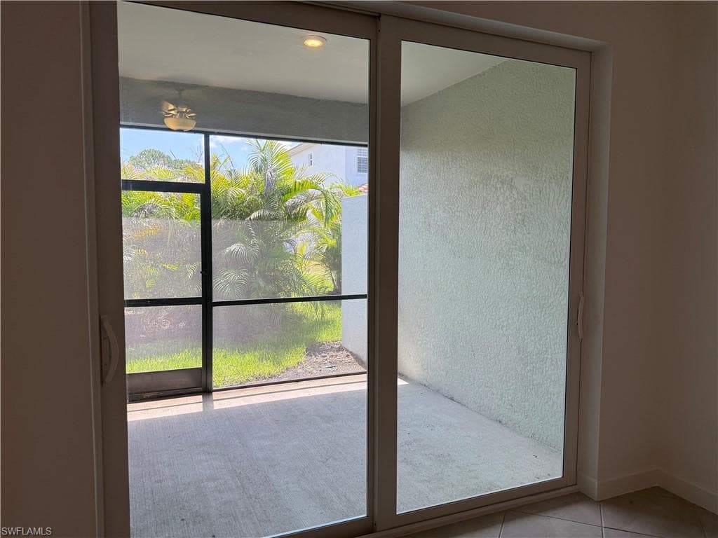 Screened lanai