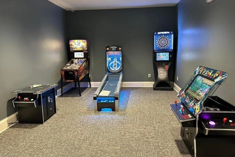 View of game room