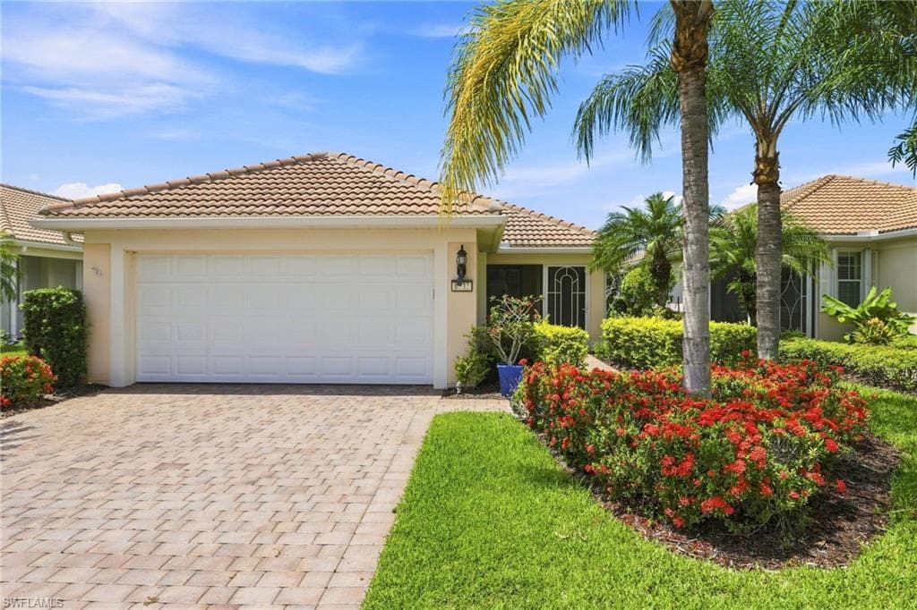 Paved driveway