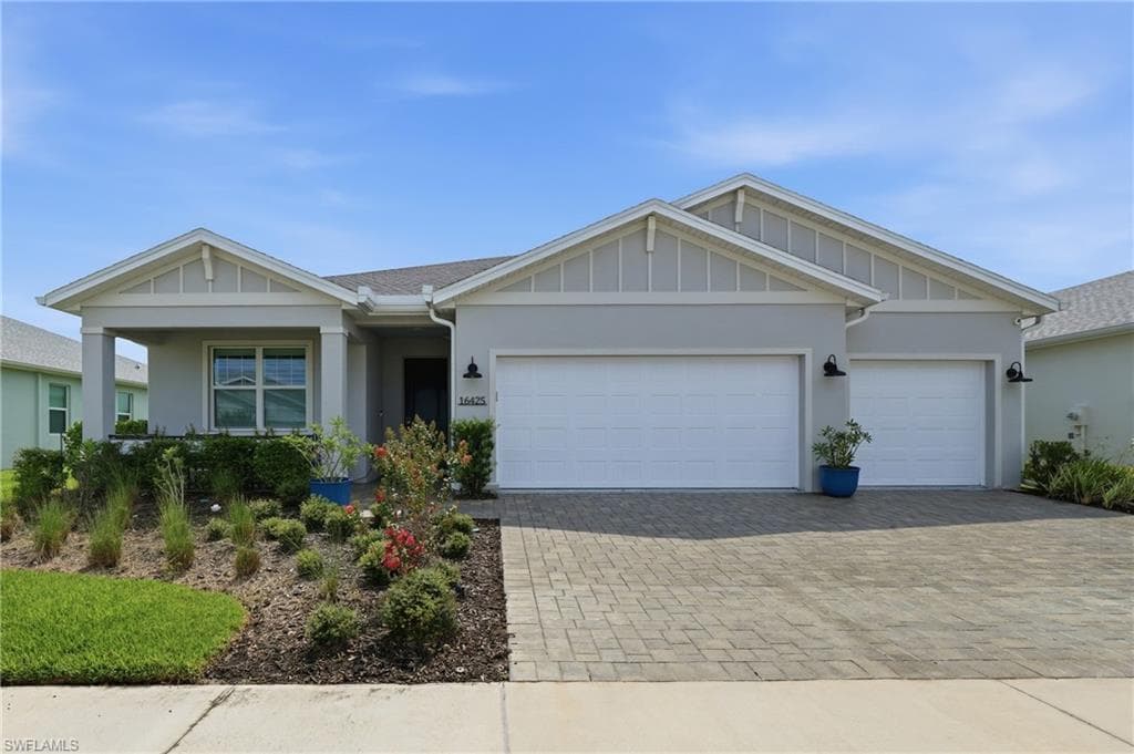 Curb appeal with timeless Craftsman-inspired architecture