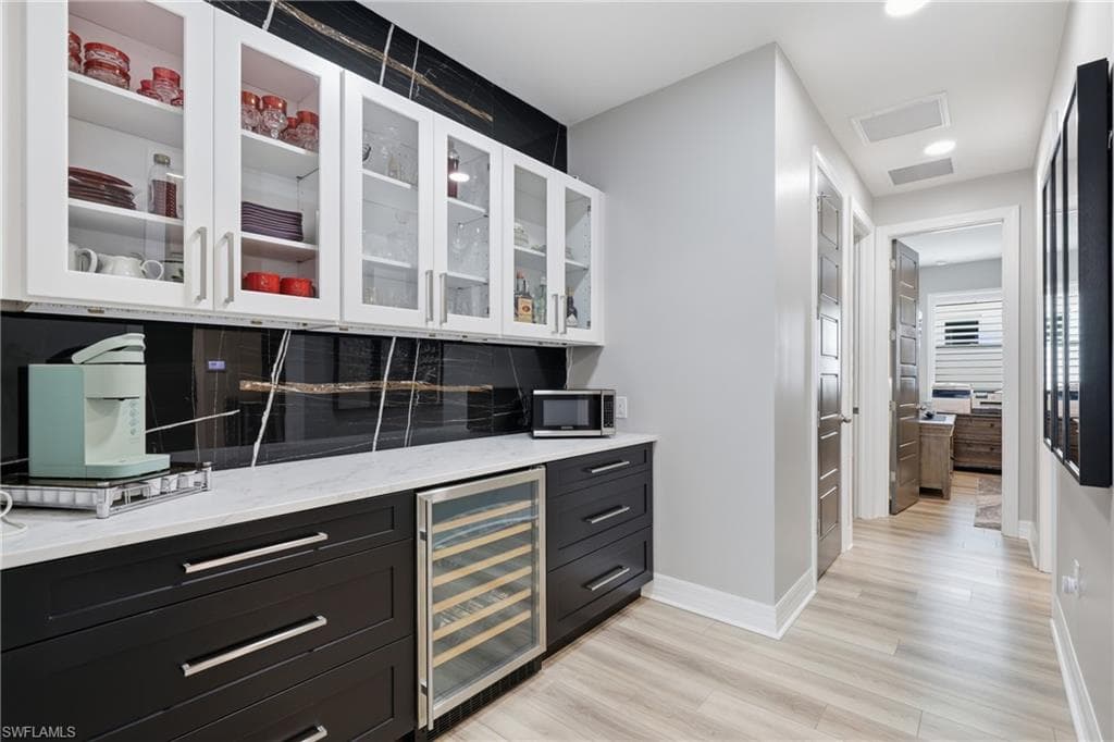 Stylish coffee and wine bar designer for effortless entertaining