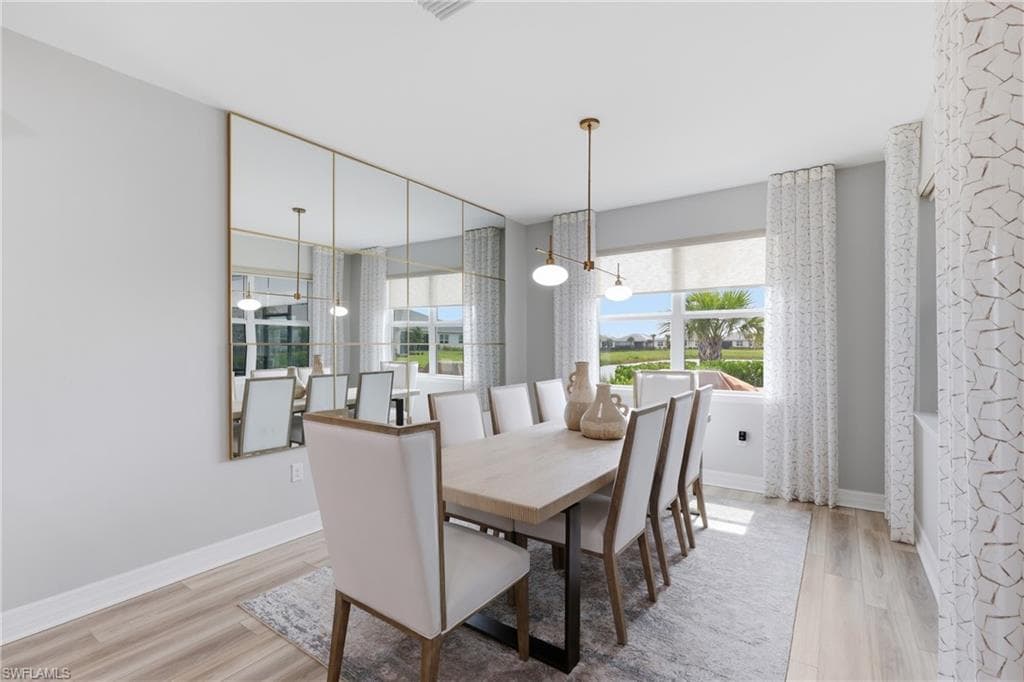 Enjoy every meal surrounded by designer elegance