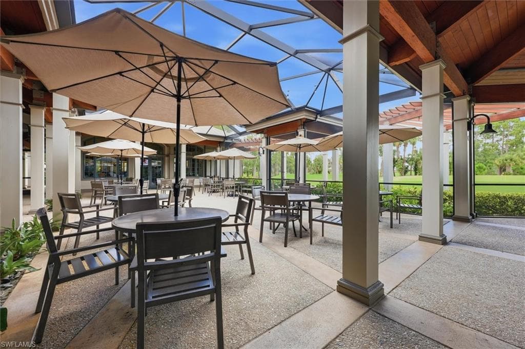 Outdoor Dining Area at Golf Club