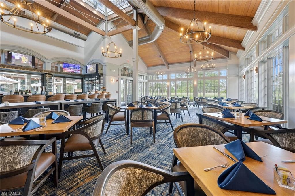 Indoor Bar Area at Golf Club