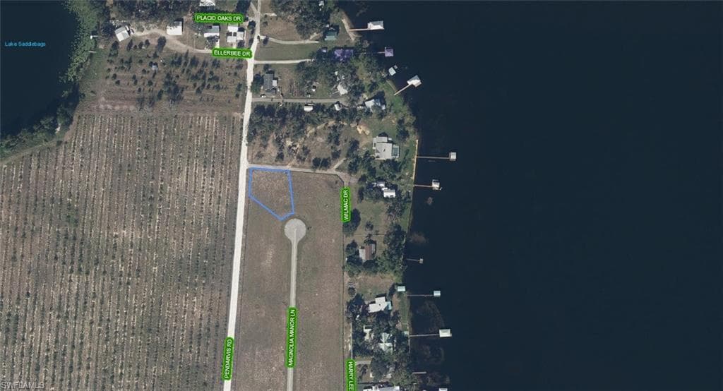 Aerial Map. Depicting the property’s geographical position and surrounding features