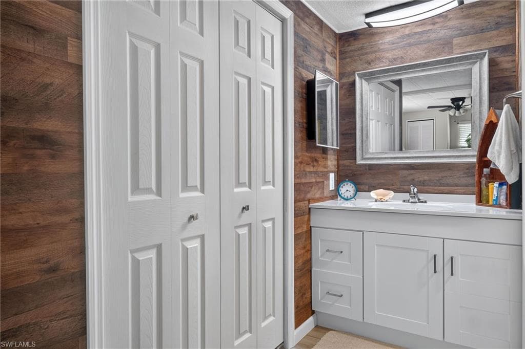 with walk in closet
