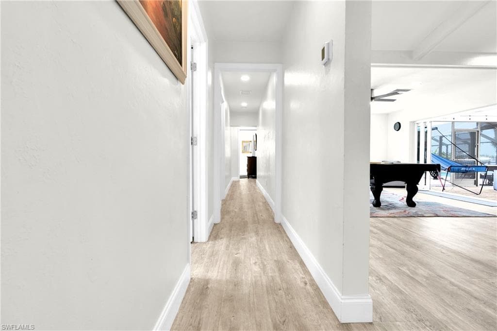 This Hallway Links 3 Of The Bedrooms And Bathrooms!