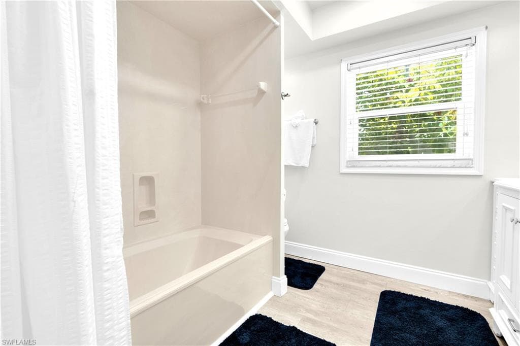 Bathroom #2 Has A Shower Tub Combo And Dual Sinks!