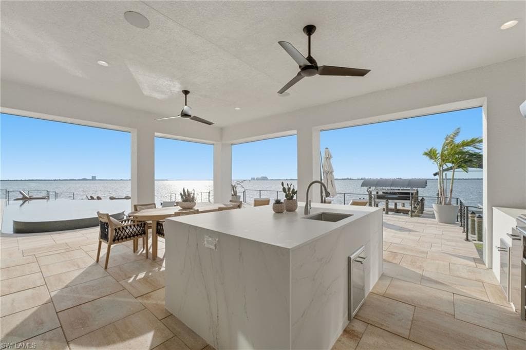 Whether hosting an intimate gathering or entertaining friends and family, every moment unfolds against breathtaking waterfront views, with the captivating scenery surrounding you from virtually every vantage point.