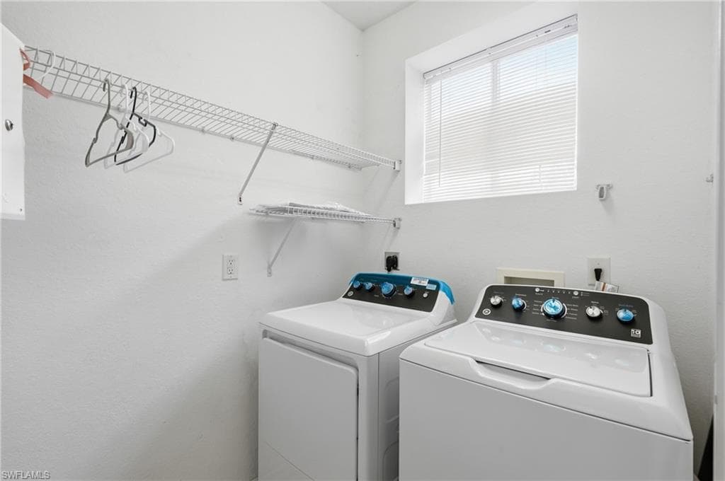 Laundry with new appliances