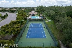 Arial pool/tennis