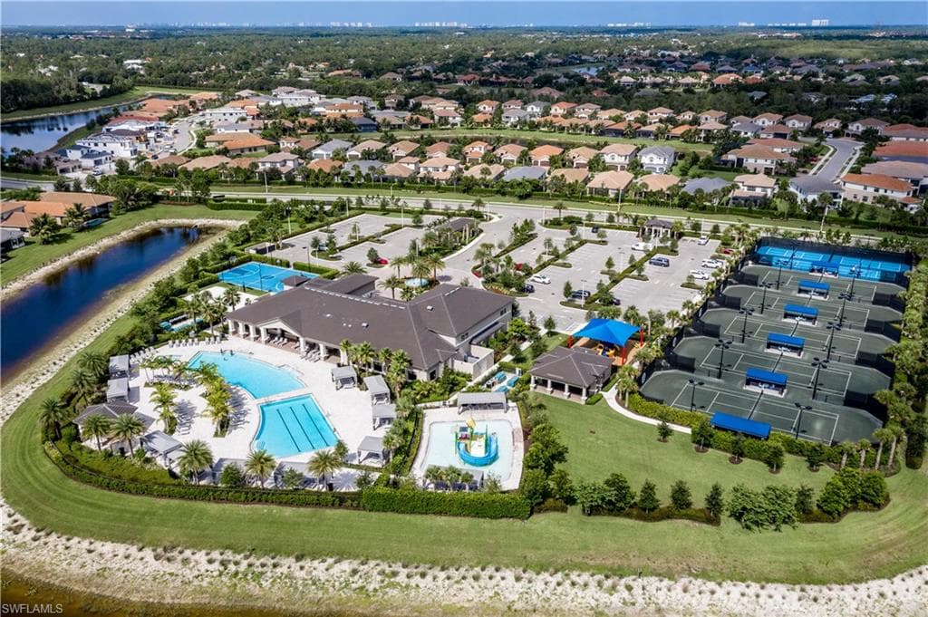 Community amenities complex, access included with home.