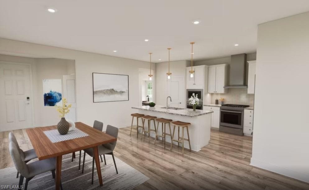 Photos are of furnished flagstone model. Homes may vary.