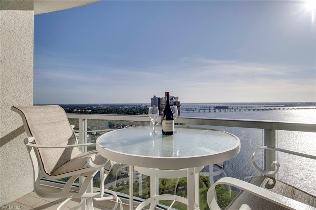Enjoy your amazing drinks from the lanai