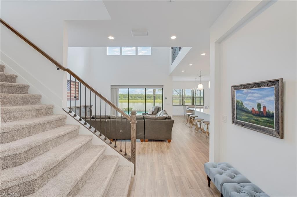 Opens to 2 story Great Room