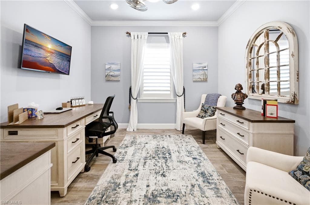 Relax and enjoy within your home office/flex room