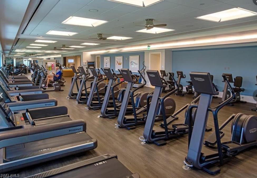 State of the art, award winning fitness center is available to all club members (additional fees).