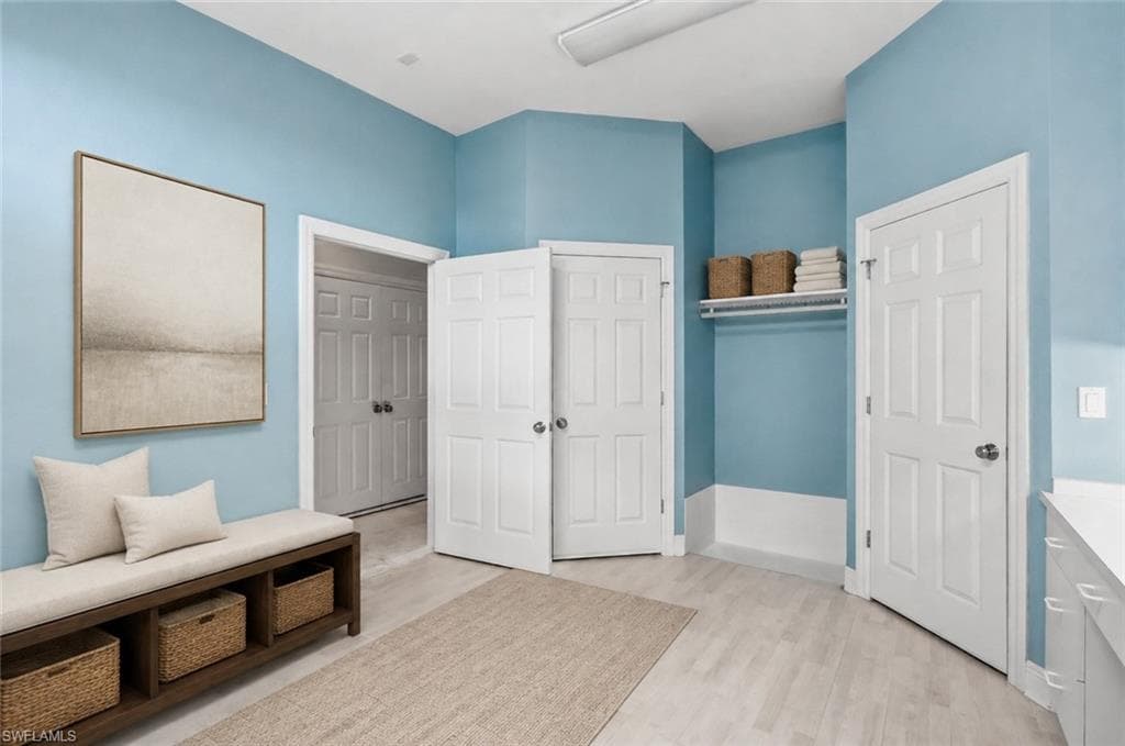 There is a ton of space in the laundry room.