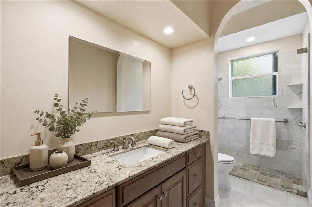 Updated guest ensuite bathroom.