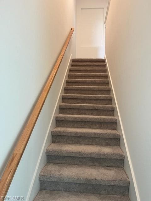 View of stairs