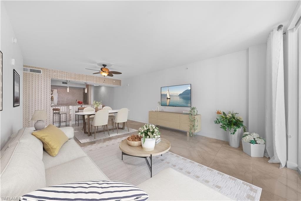 Staged Living Room
