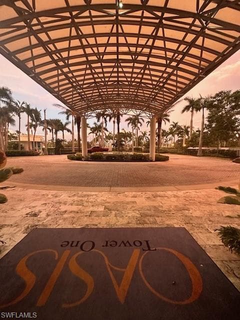 Lobby of building