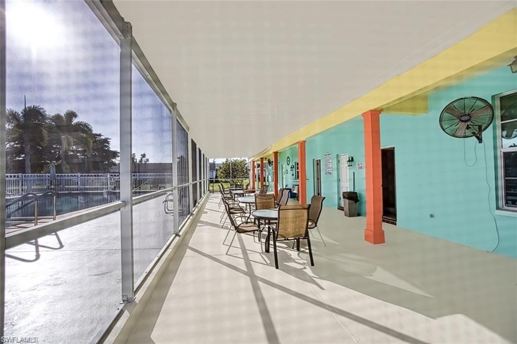 Clubhouse lanai