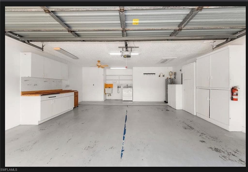 2car garage , multiple storage closets.