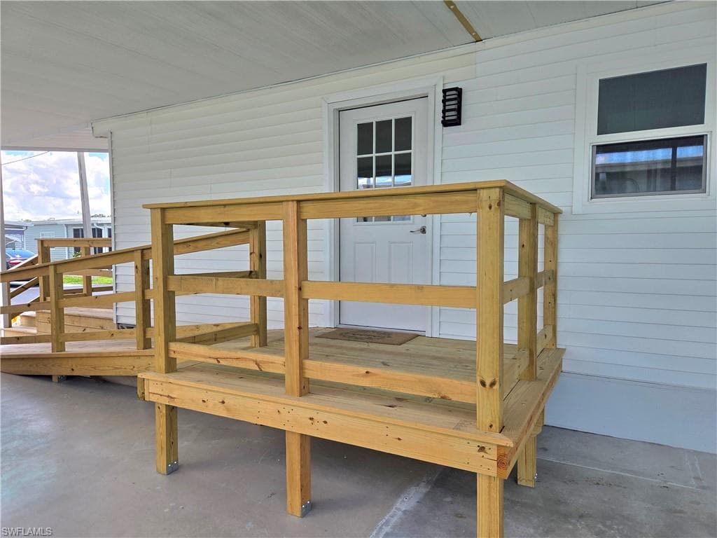 BRAND NEW exterior RAMP is perfect for buyers with mobility issues.
