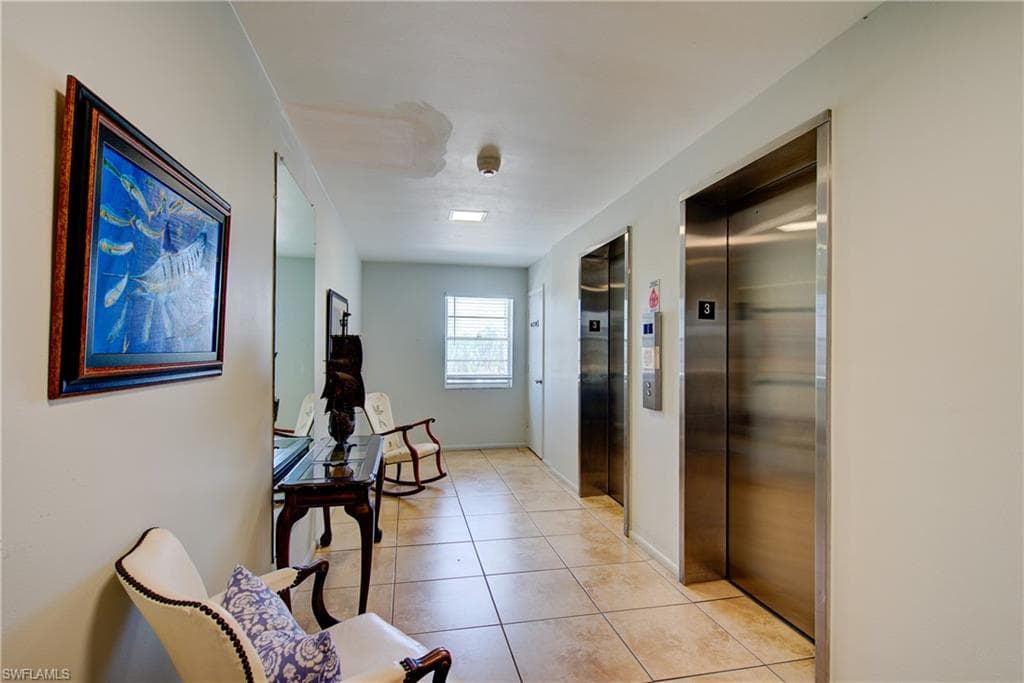 The elevators make it a short trip to the 3rd floor