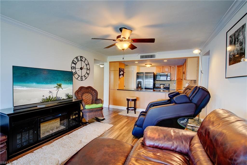 No carpet here. Tile throughout the home helps keep it nice and cool