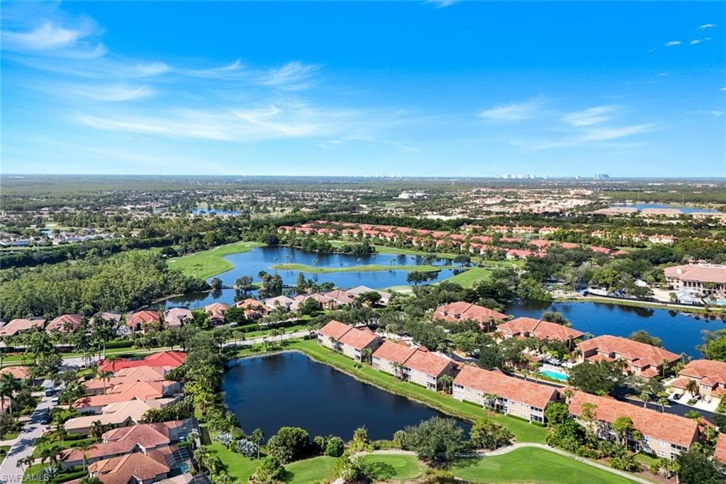Expansive Grandezza Aerial View Featuring Golf, Lakes, and Lush Landscaping