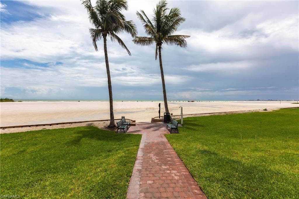 Walk to nicest beach on FMB