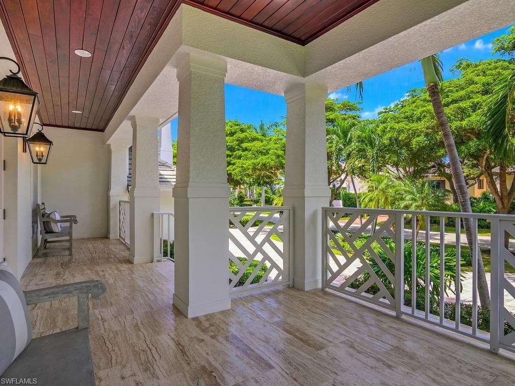 A spacious, gracious, and welcoming front porch.