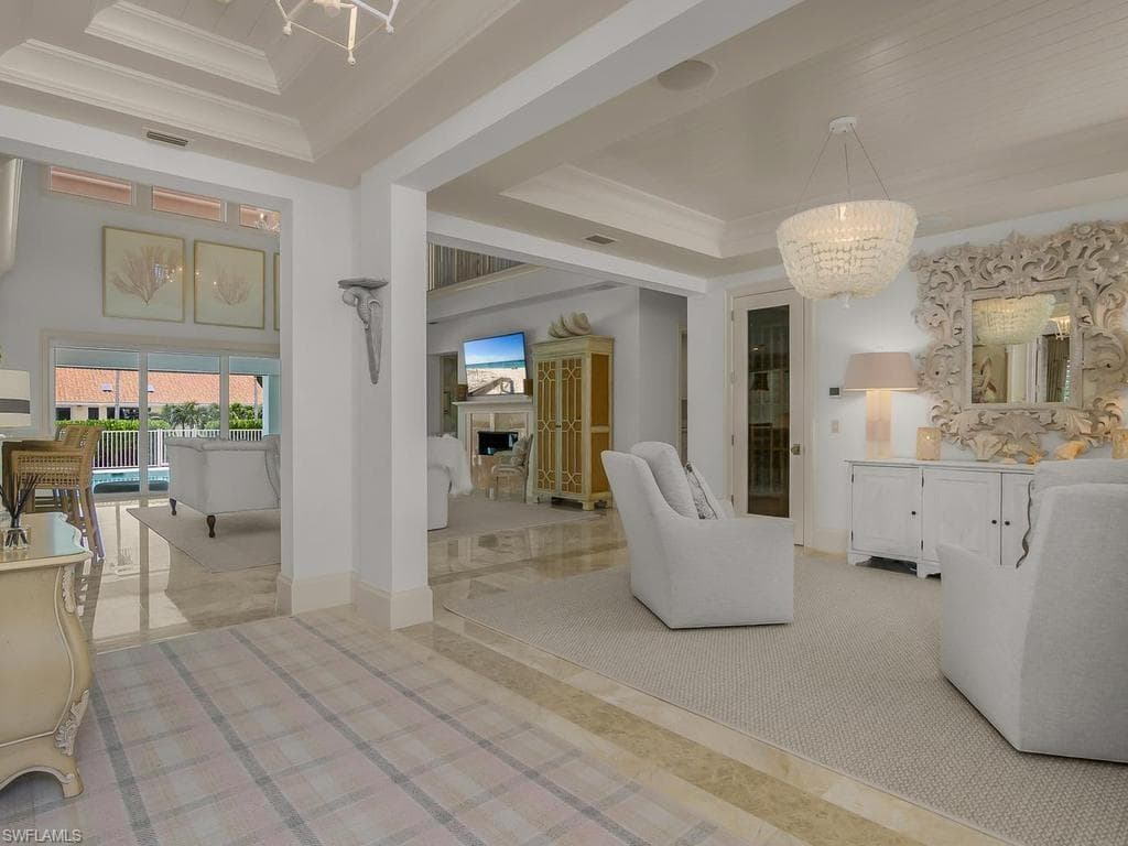 A view from the entrance foyer.