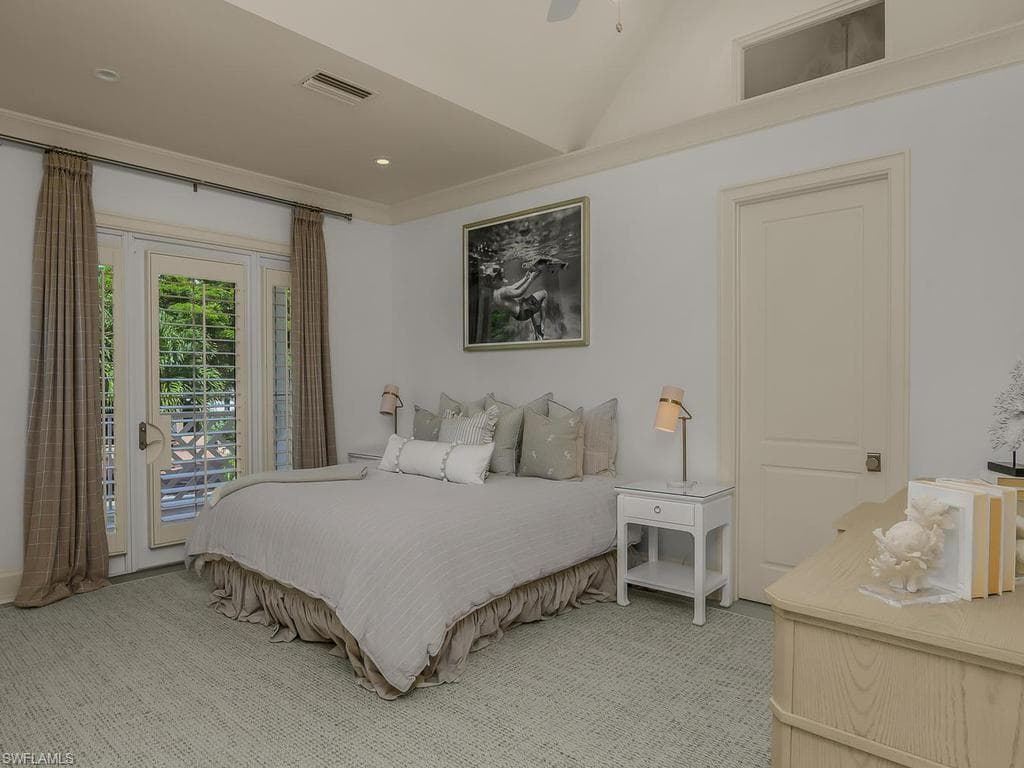 With private balcony.