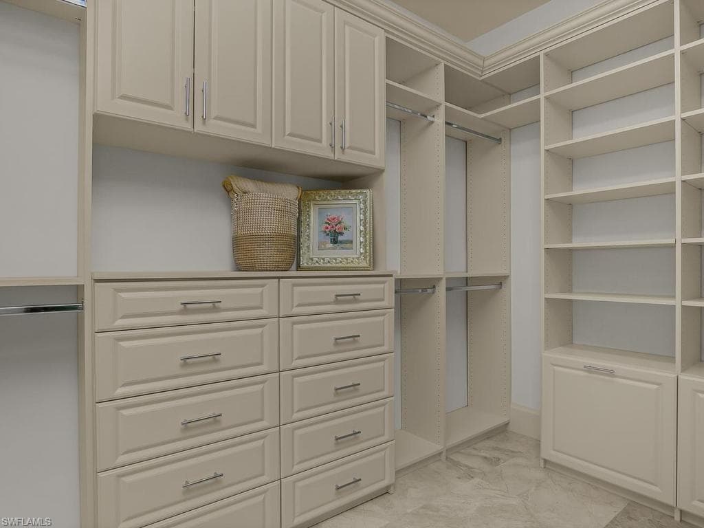 One of two spacious walk-in closets in main, first floor