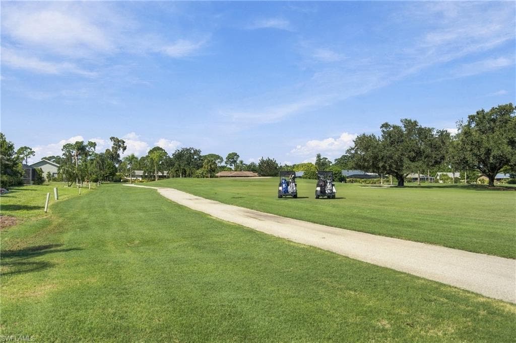 Amazing golf course views.
