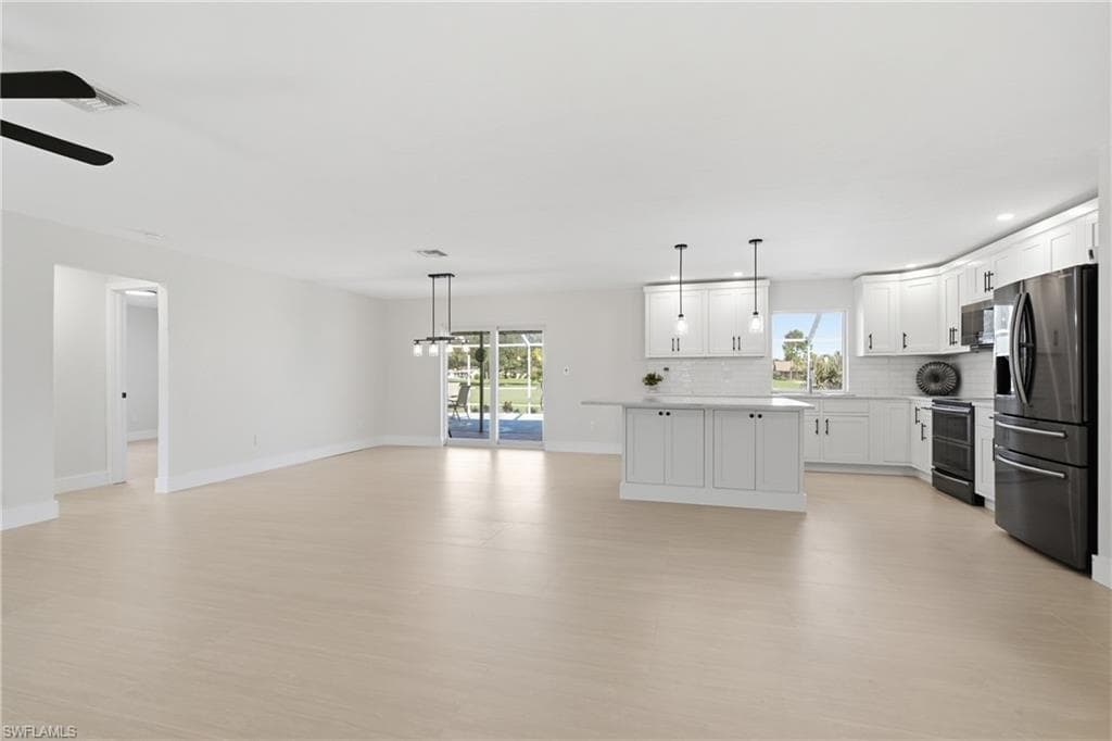 Spacious and open floor plan