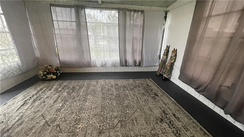 View of the sunroom