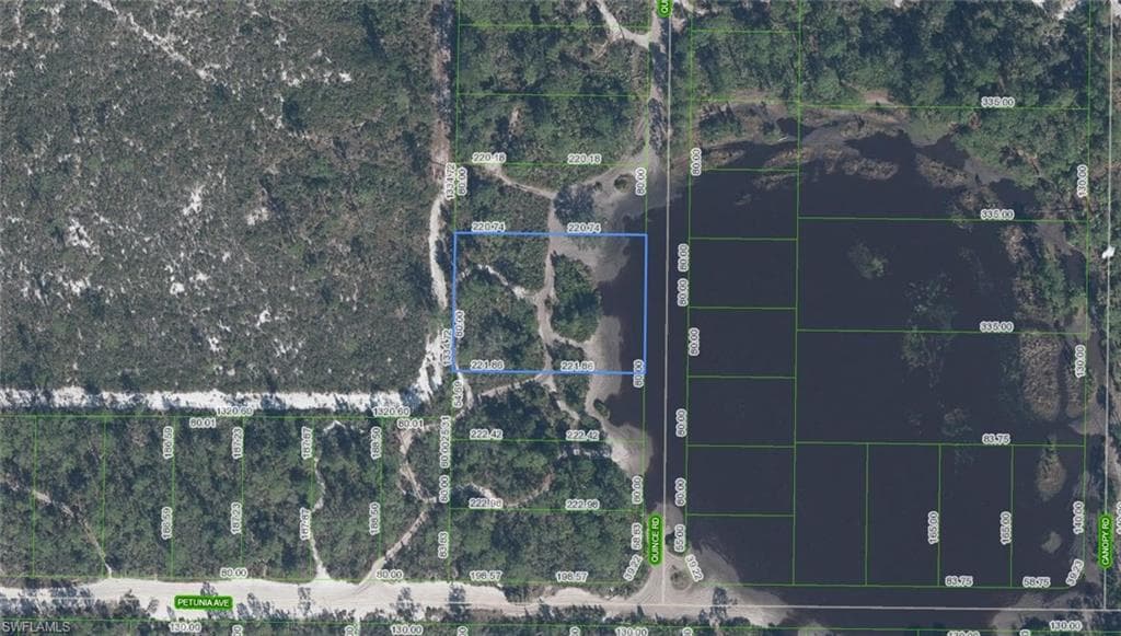 Plat Map. Illustrating the boundaries and dimensions of the property