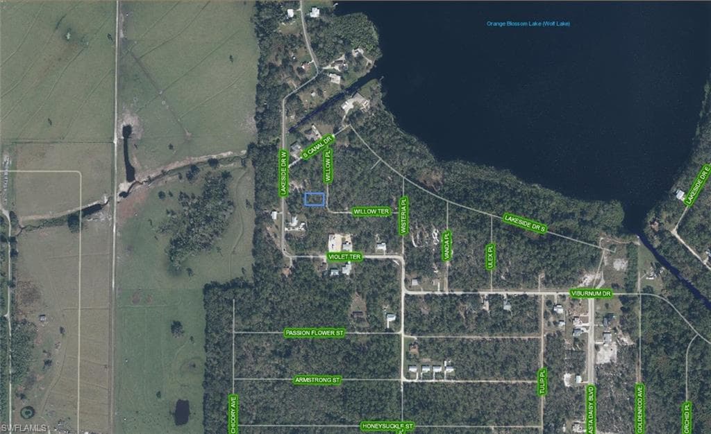 Aerial Map. Depicting the geographical location of the property within its surrounding area